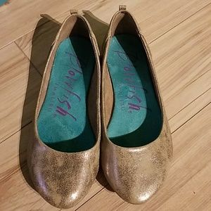 Metallic Ballerina Flats 7